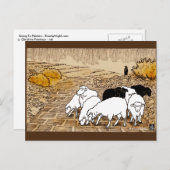 Auf Weide gehen Postkarte (Vorne/Hinten)