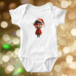 Auf! Weihnachtself Baby Bodysuit Baby Strampler