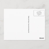 Auf welche Weise? Verwirrende Straßenschilder Postkarte (Rückseite)