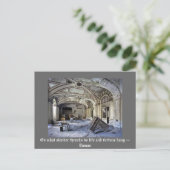 Auf welchen schlanken Fäden das Leben und das Glüc Postkarte (Stehend Vorderseite)