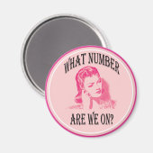 Auf welcher Nummer sind wir? Magnet (Vorderseite/Rückseite)