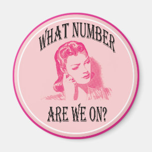Auf welcher Nummer sind wir? Magnet