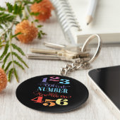 Auf welcher Zahl sind wir? Bunco Funny Zitat Schlüsselanhänger (Seite)