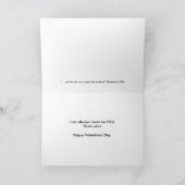 Auf wen kann ich zählen? feiertagskarte (Innenseite)