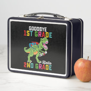 Auf Wiedersehen 1. Klasse Hallo 2. Klasse T Rex Di Metall Brotdose