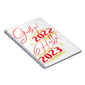 Auf Wiedersehen 2022 Hallo 2023 Neues Jahr 2023 Notizblock (Rechte Seite)