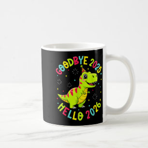 Auf Wiedersehen 2025 Hallo 2026 Frohes Neues Jahr Kaffeetasse