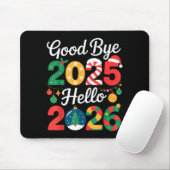 Auf Wiedersehen 2025 Hallo 2026 Frohes Silvester C Mousepad (Mit Mouse)