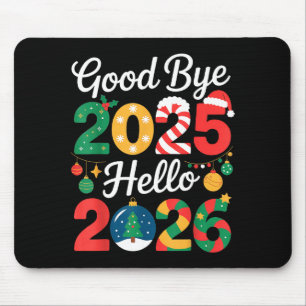 Auf Wiedersehen 2025 Hallo 2026 Frohes Silvester C Mousepad