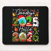 Auf Wiedersehen 2025 Hallo 2026 Frohes Silvester C Mousepad (Vorne)