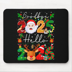 Auf Wiedersehen 2025 Hallo 2026 Frohes Silvester C Mousepad