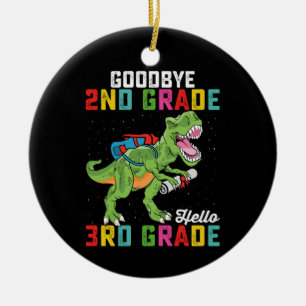 Auf Wiedersehen 2. Klasse Hallo 3. Klasse T Rex Di Keramik Ornament
