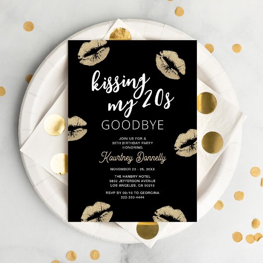 Auf Wiedersehen, 30. Geburtstag Einladung