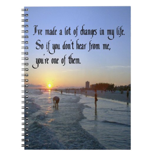 Auf Wiedersehen Abschied Notizblock (Vorderseite)