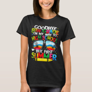 Auf Wiedersehen Abschluss der 8. Klasse Zurück zur T-Shirt