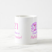 Auf Wiedersehen Barkeeper des Prahler-21 hallo Kaffeetasse (Mittel)