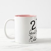 Auf Wiedersehen Barkeeper des Prahler-21 hallo Zweifarbige Tasse (Links)