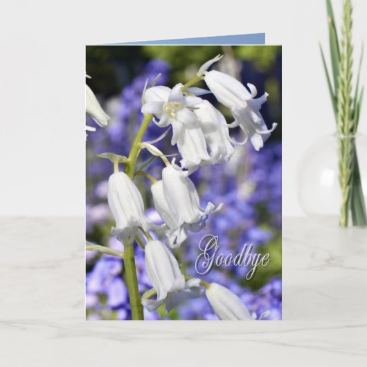 Auf Wiedersehen, Beileidskarte Karte (Vorderseite)