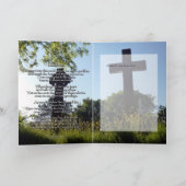 Auf Wiedersehen, Beileidskarte Karte (Innenseite)