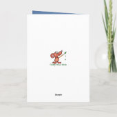 Auf Wiedersehen Bibel Schrift Psalm 23:4 Fürchte k Karte (Rückseite)