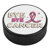 Auf Wiedersehen Brustkrebs-Bewusstsein Eishockey Puck (3/4)