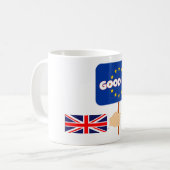 Auf Wiedersehen EU Kaffeetasse (Vorderseite Links)