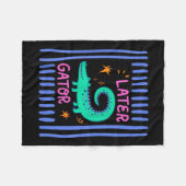 Auf Wiedersehen Gator Fleecedecke (Vorderseite (Horizontal))