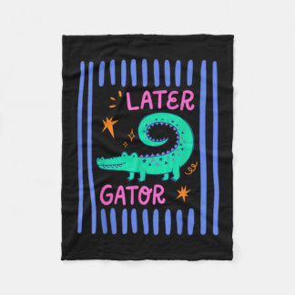 Auf Wiedersehen Gator Fleecedecke