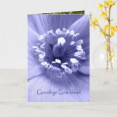 Auf Wiedersehen Granddad, Beileidskarte Karte (Gelbe Blume)