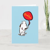 Auf Wiedersehen Hund Sprichwort, das wir dir vermi Karte (Vorderseite)