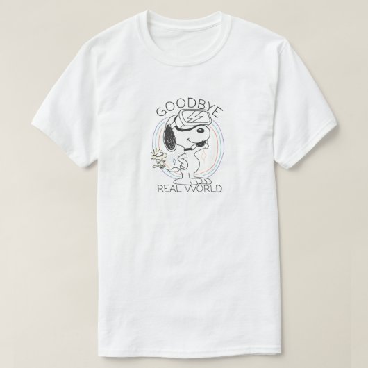 Auf Wiedersehen in meiner wirklichen Welt T-Shirt (Design vorne)