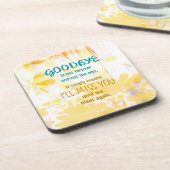 Auf Wiedersehen ist nicht für immer - Beileid Untersetzer (Linke Seite)