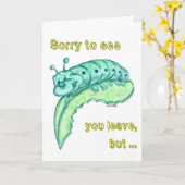 Auf Wiedersehen Karte/Glückwunsch-Karte Karte (Gelbe Blume)