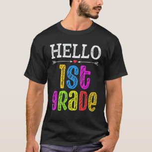 Auf Wiedersehen Kindergarten-Schüler Lehrer 1. Kla T-Shirt