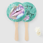 Auf Wiedersehen küssen Fächer (Vorne und Hinten)