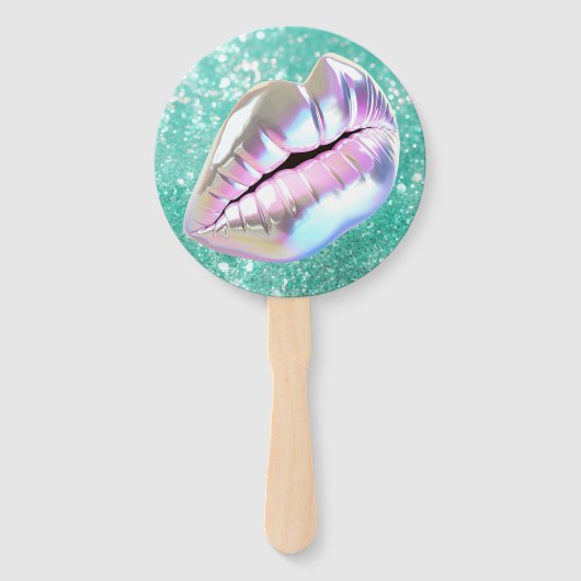 Auf Wiedersehen küssen Fächer (Vorderseite)