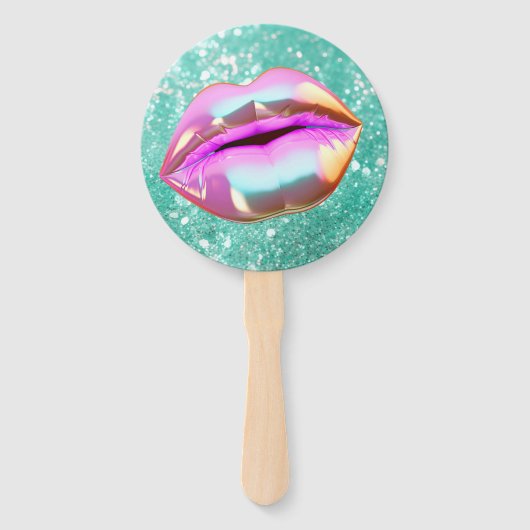 Auf Wiedersehen küssen Fächer (Vorderseite)