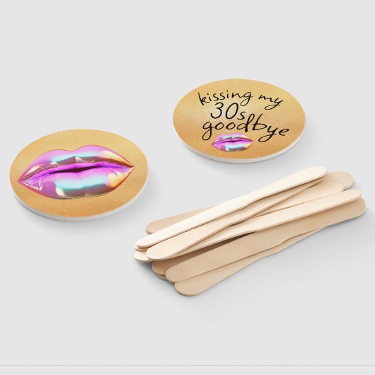 Auf Wiedersehen küssen Fächer (Non-assembled)