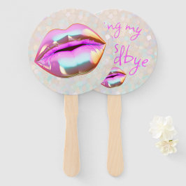 Auf Wiedersehen küssen Fächer