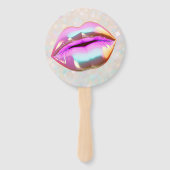 Auf Wiedersehen küssen Fächer (Vorderseite)