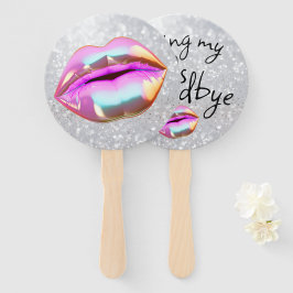 Auf Wiedersehen küssen Fächer