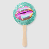 Auf Wiedersehen küssen Fächer (Vorderseite)