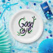 Auf Wiedersehen lustige Zitate Pappteller (Party)