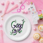 Auf Wiedersehen lustige Zitate Pappteller (Party)