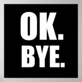 Auf Wiedersehen Poster (Vorne)