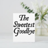 Auf Wiedersehen Postkarte (Stehend Vorderseite)