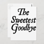 Auf Wiedersehen Postkarte (Vorne/Hinten)