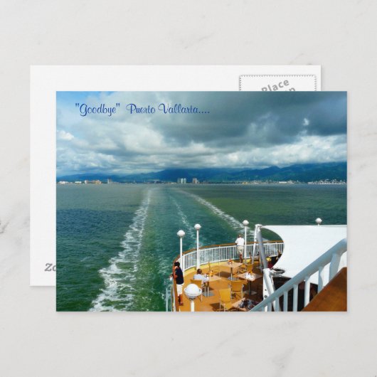 "Auf Wiedersehen" Puerto Vallarta.... Postkarte (Vorne/Hinten)