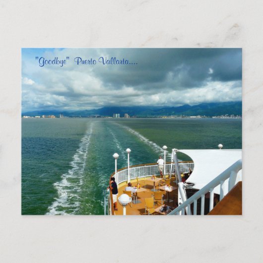 "Auf Wiedersehen" Puerto Vallarta.... Postkarte (Vorderseite)