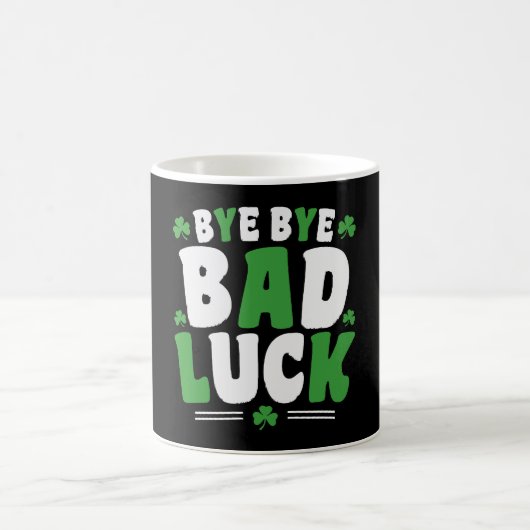 Auf Wiedersehen schlechtes Glück Kaffeetasse (Mittel)